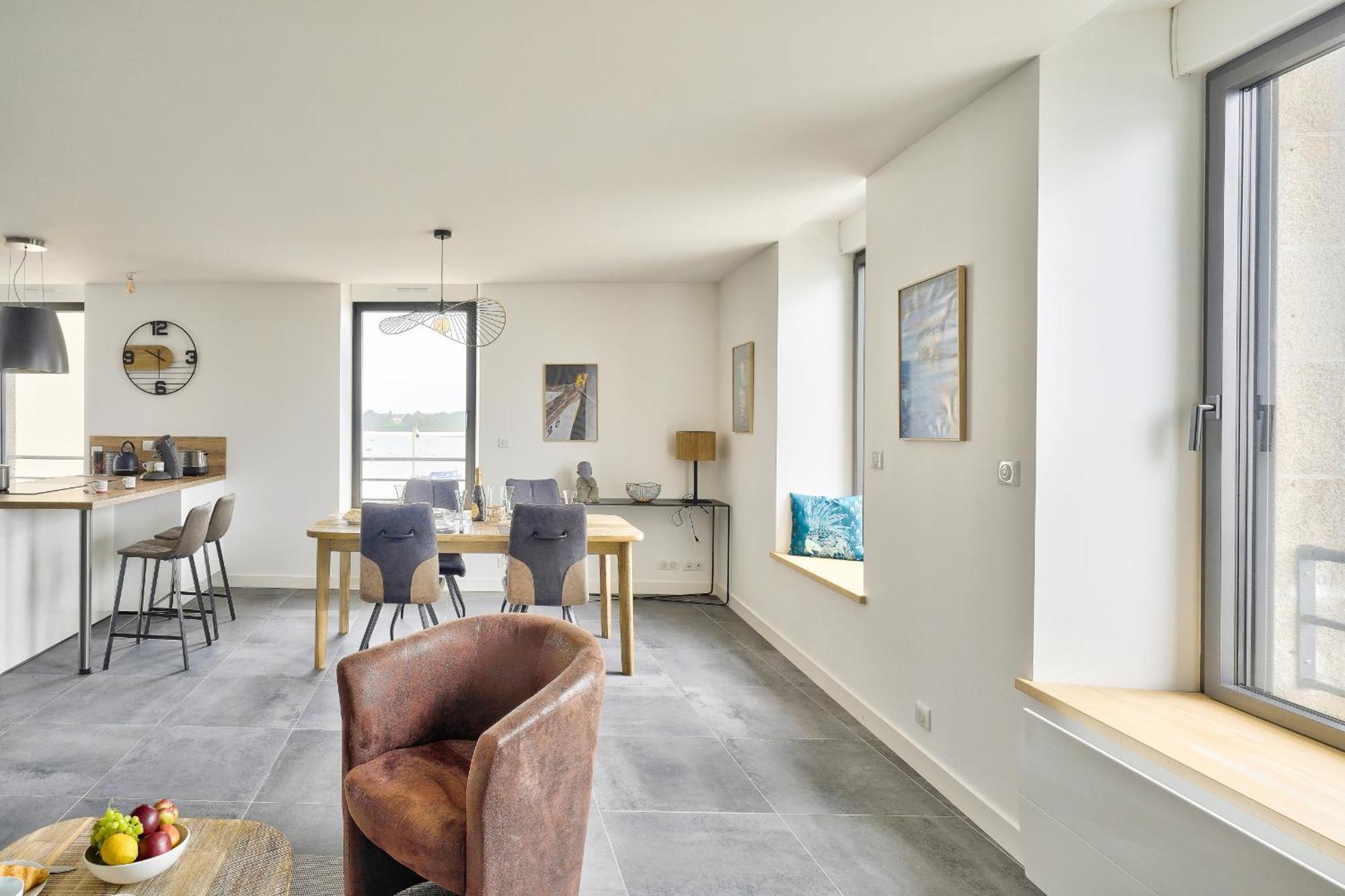 Appartement 4 personnes avec vue mer Île-Tudy Extérieur photo